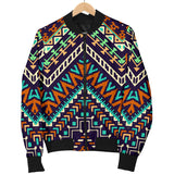 Zigzag African Afro Dashiki Adinkra Kente Men Bomber Jacket