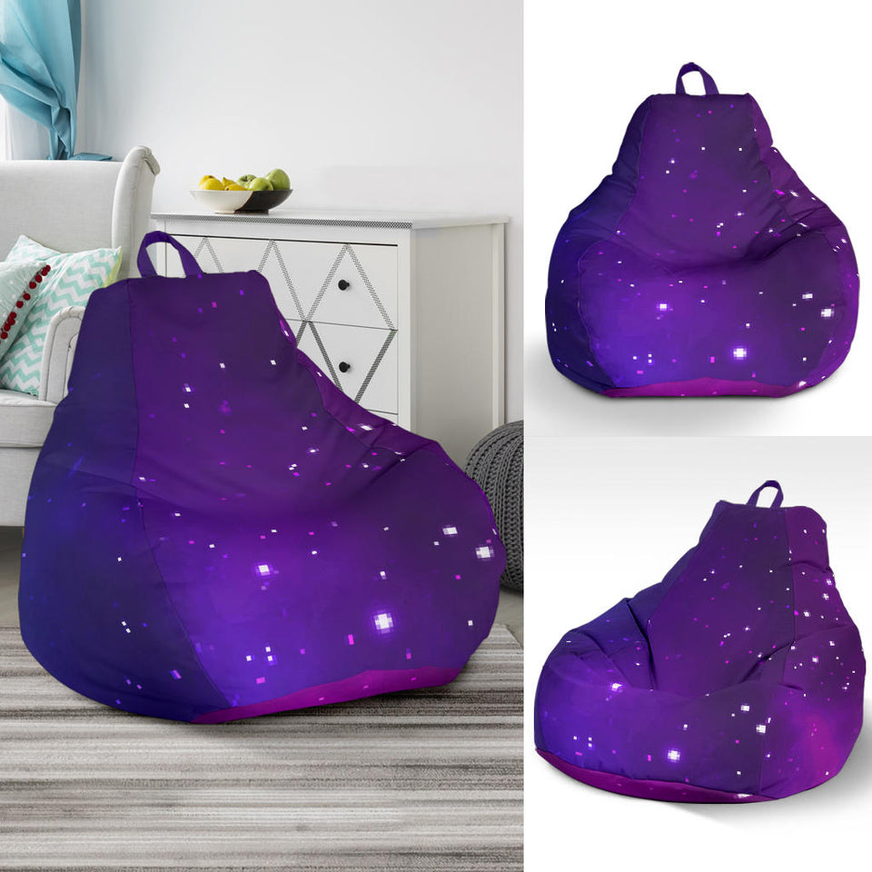 Pink Space Galaxy Pattern4 Bean Bag Cover