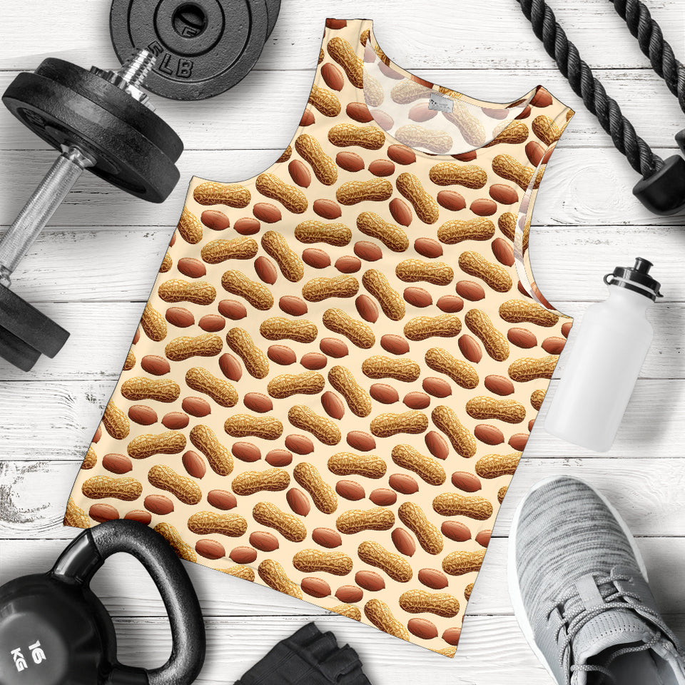 Peanut Pattern Men Tank Top