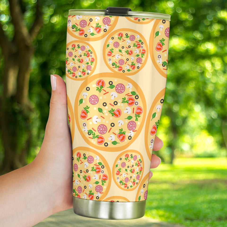 Pizza Theme Pattern Tumbler