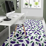 Eggplant Pattern Print Design 05 Area Rug