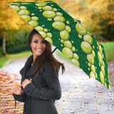 Tennis Pattern Print Design 04 Umbrella