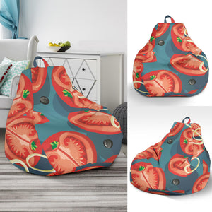 Tomato Pattern Background Bean Bag Cover