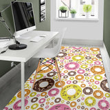 Colorful Donut Pattern Area Rug