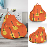 Classice Guitar Music Pattern Bean Bag Cover