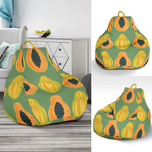 Papaya Pattern Background Bean Bag Cover