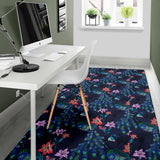 Peacock Feather Pattern Area Rug