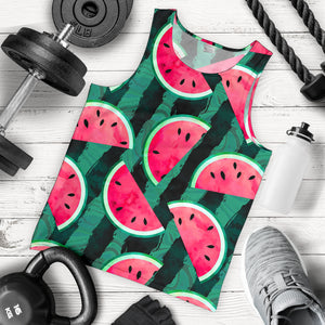 Watermelon Pattern Men Tank Top