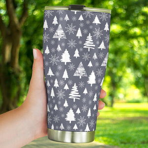 Snowflake Chirstmas Pattern Tumbler