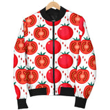 Tomato Pattern Women Bomber Jacket