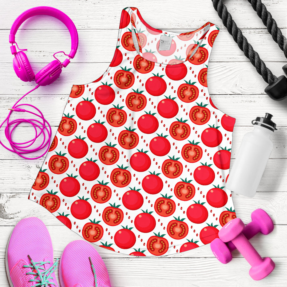 Tomato Pattern Women Racerback Tank Top