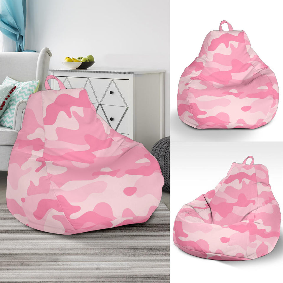 Pink Camo Camouflage Pattern Bean Bag Cover