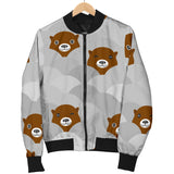 Cute Otter Pattern Men Bomber Jacket