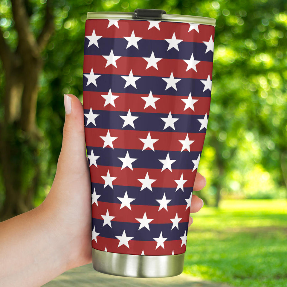 USA Star Pattern Background Tumbler