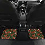 Squirrel Pattern Print Design 03 Front and Back Car Mats