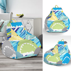 Shark Head Pattern Bean Bag Cover