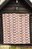 Sausage Pattern Print Design 02 Premium Quilt