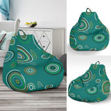 Sea Turtle Aboriginal Pattern Bean Bag Cover