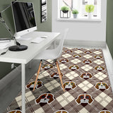 Beagle with Sunglass Pattern Area Rug