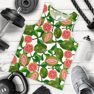 Guava Leaves Pattern Men Tank Top