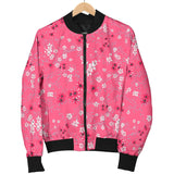 Sakura Pattern Background Men Bomber Jacket