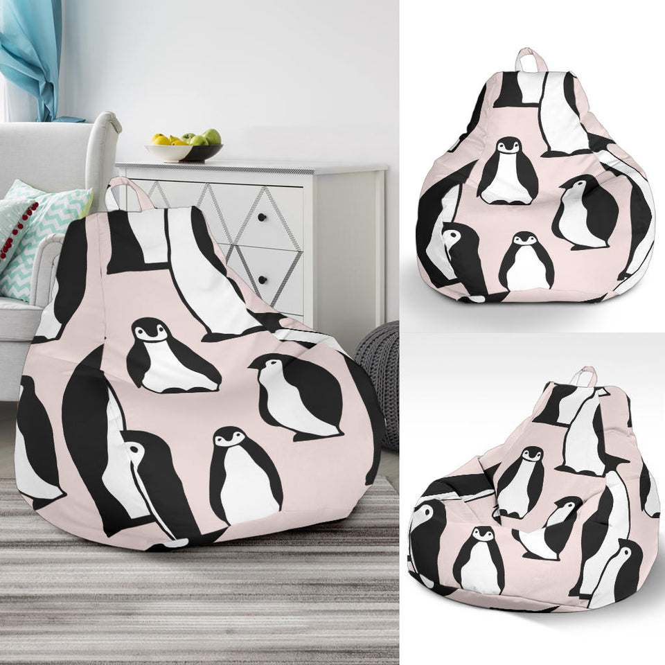 Penguin Pattern Background Bean Bag Cover