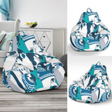 Penguin Pattern Bean Bag Cover