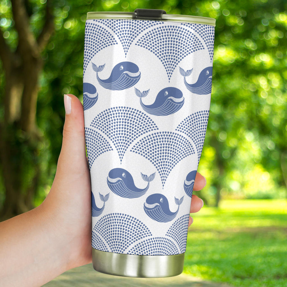 Whale Pattern Tumbler