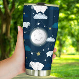 Sheep Playing Could Moon Pattern  Tumbler