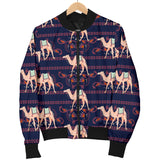 Camel Pattern Men Bomber Jacket