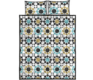 Arabic Morocco Pattern Quilt Bed Set