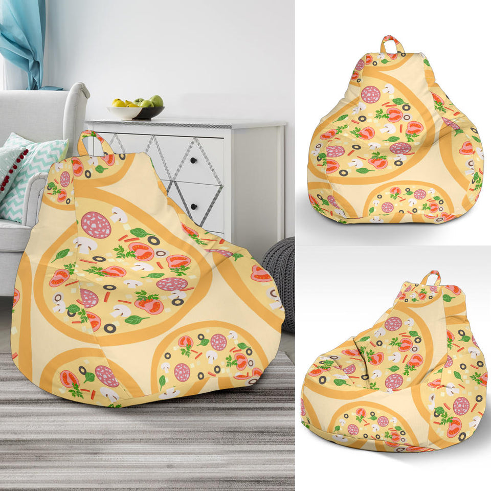 Pizza Theme Pattern Bean Bag Cover