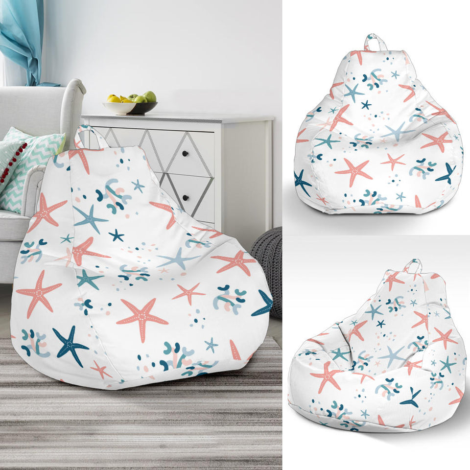 Starfish Pattern Background Bean Bag Cover