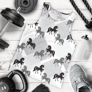 Horse Pattern Men Tank Top