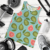 Guava Pattern Green Background Men Tank Top