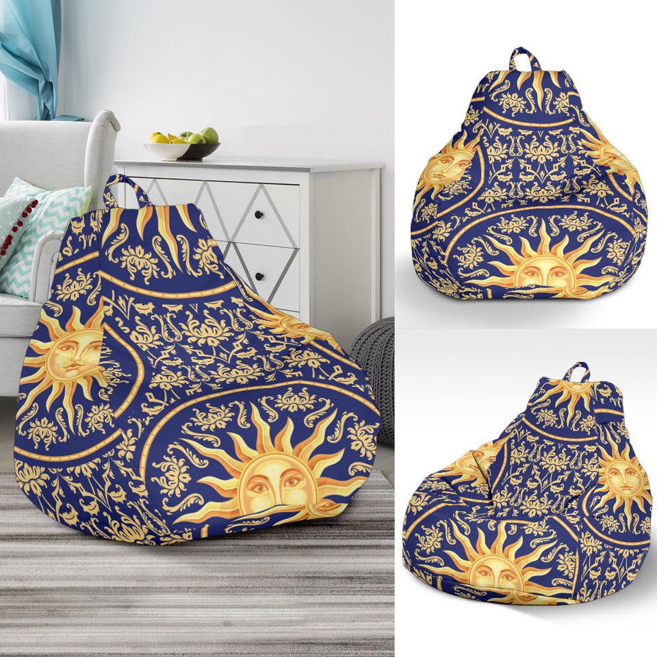 Sun Pattern Bean Bag Cover