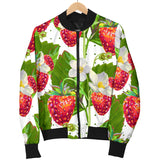 Strawberry Pattern Men Bomber Jacket