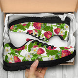 Strawberry Pattern Background Sneaker Shoes Pillow