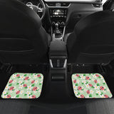 Ladybug Pattern Print Design 05 Front and Back Car Mats