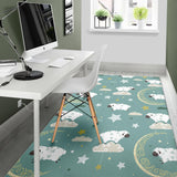 Sheep Sweet Dream Pattern Area Rug