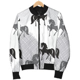 Horse Pattern Men Bomber Jacket