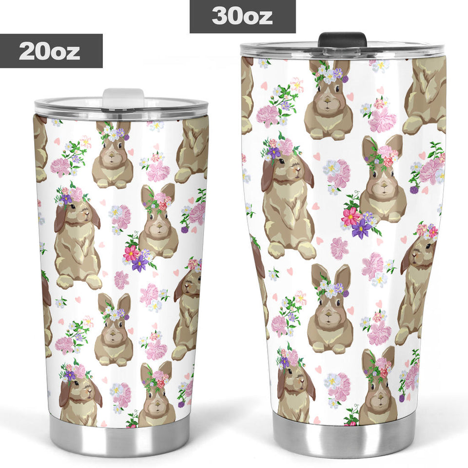 Rabbit Pattern Tumbler