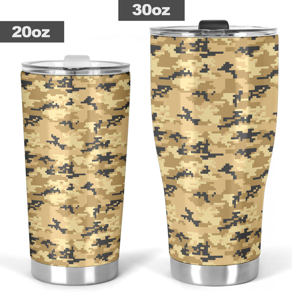 Sand Camo Camouflage Pattern Tumbler