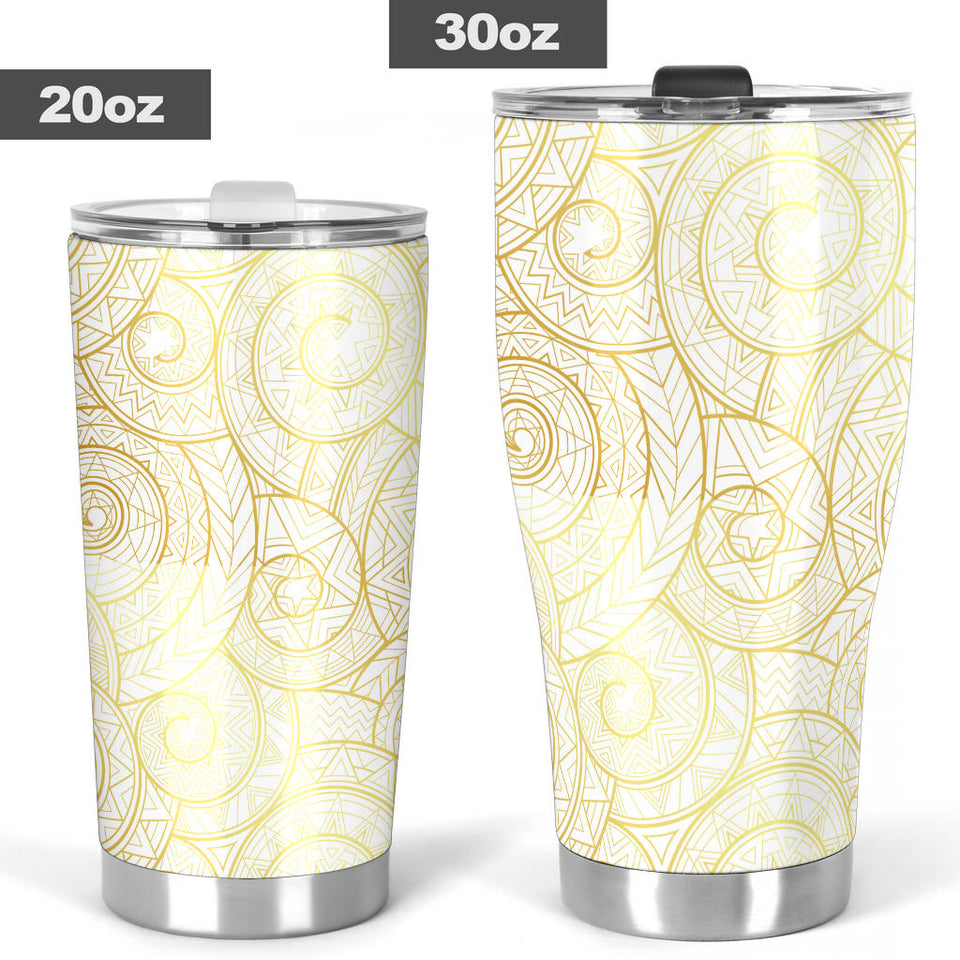 Shell Tribal Pattern Tumbler