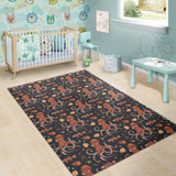 Octopus Pattern Area Rug