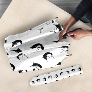 Swordfish Pattern Print Design 01 Umbrella