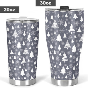 Snowflake Chirstmas Pattern Tumbler