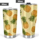 Pineapple Pattern Pokka Dot Background Tumbler