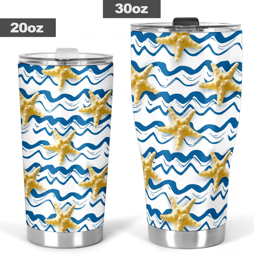 Starfish Pattern Tumbler