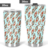 Otter Pattern Background Tumbler